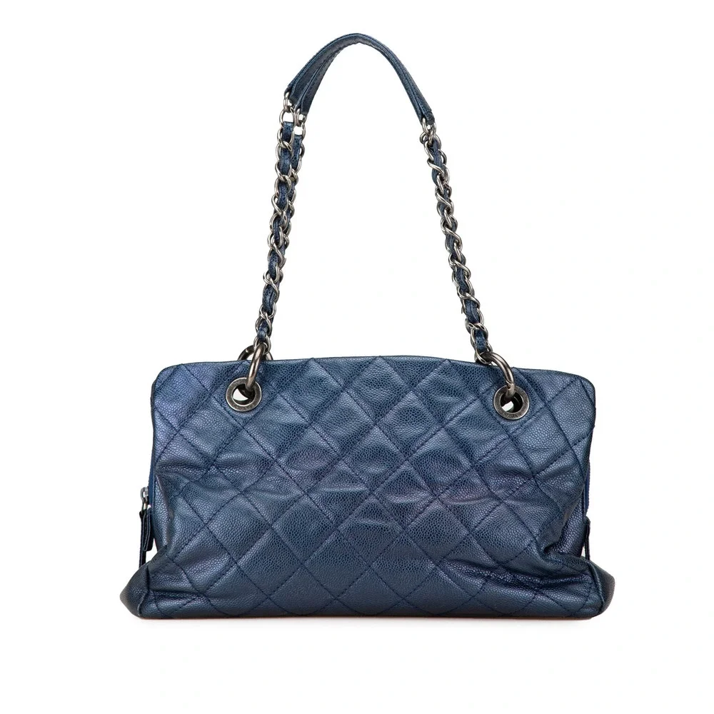 Pre-Loved Chanel Quilted Iridescent Caviar Chic Shopping Tote